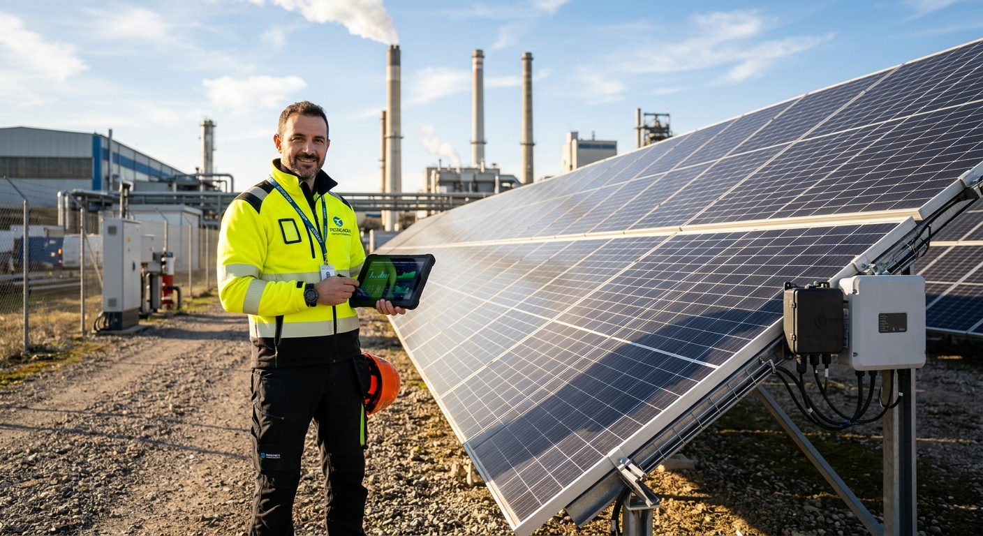 Energía solar y fotocatálisis en la industria